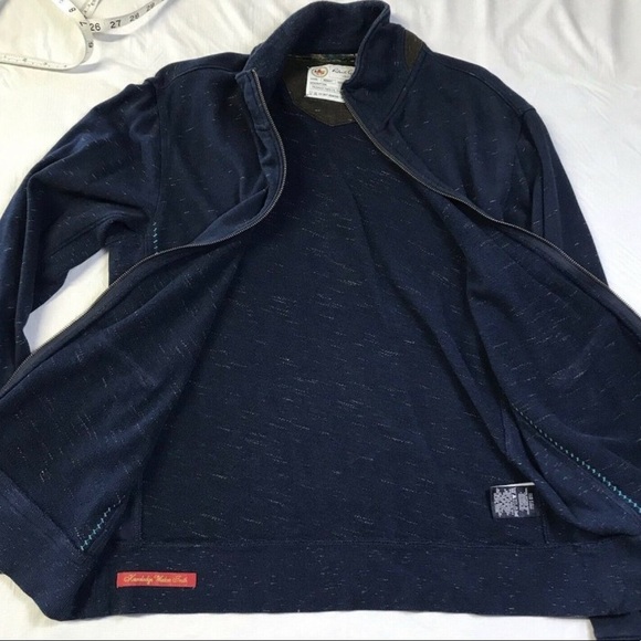 Robert Graham Full-Zip Jersey Knit Sweater / Jacket (Mens L) - Picture 5 of 11